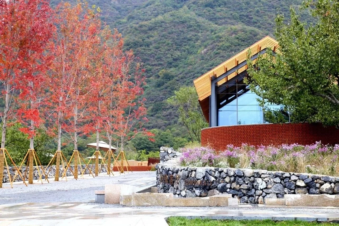 Valley landscape at Junzhuang Eco-Village